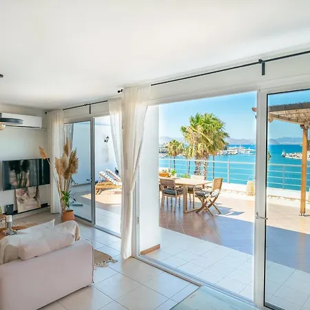Attico Blu - Sea View Penthouse דירה העיירה קוס
